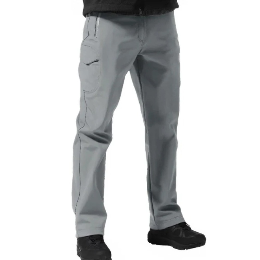 Free Soldier Sharkskin Windproof Softshell Fleece Lined Cargo Pants Gray NEW